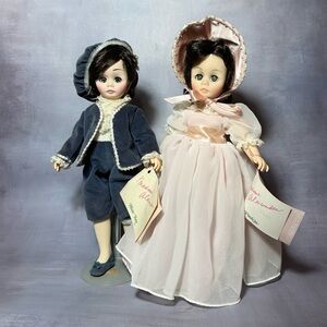 Madame Alexander 12” Dolls – Pinkie & Blue Boy Collectible Set of 2, No Box